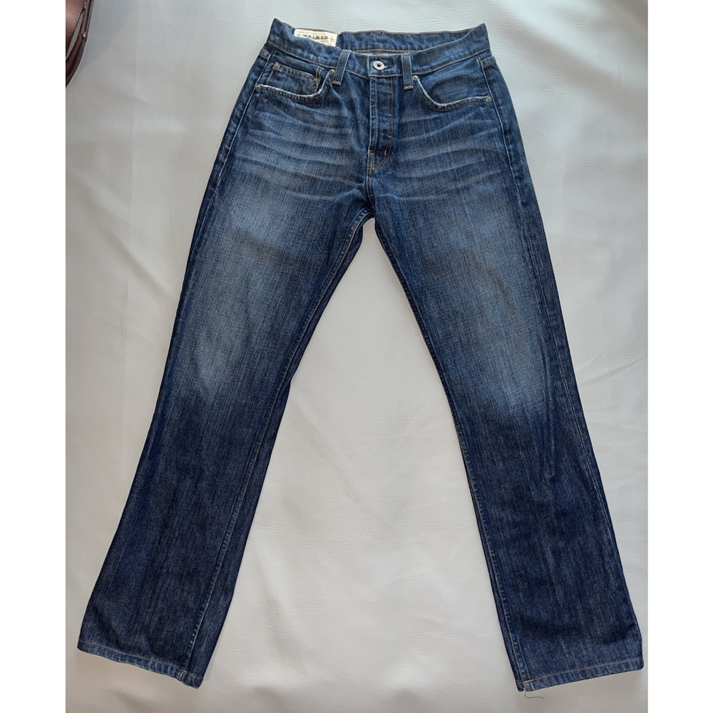 JBrand Walker Jeans | Size 30 x 31 | Dark Wash | Distressed | Straight Leg | GUC